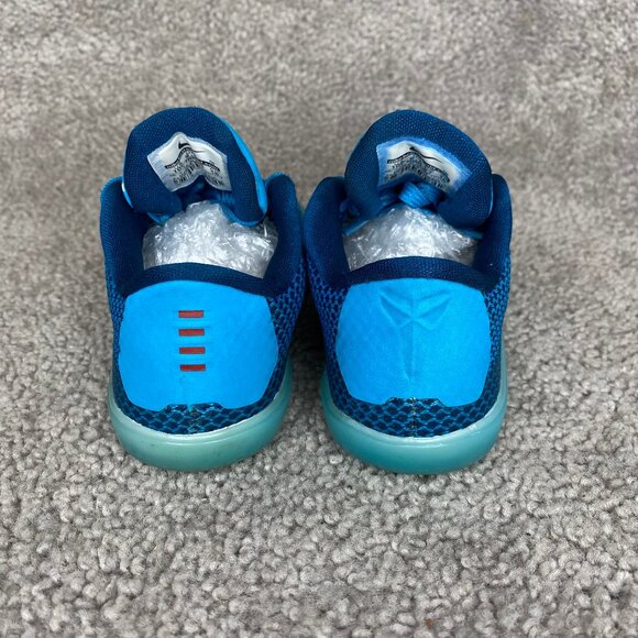 Nike 2014 Kobe Flight Sneakers In Blue Lagoon 726069-403 Toddler US Size 9c - Picture 7 of 9